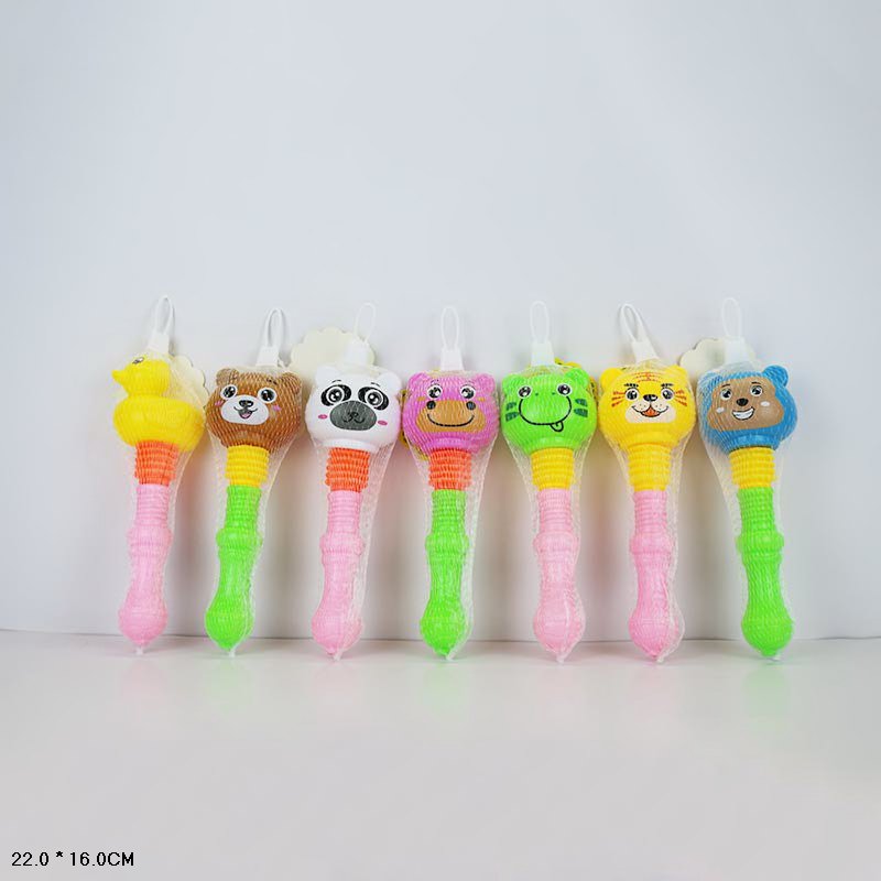 Молоточок арт.  828A (828A-KI) (576шт/2) пищалка,7 видів мікс, сітка 22*16 см