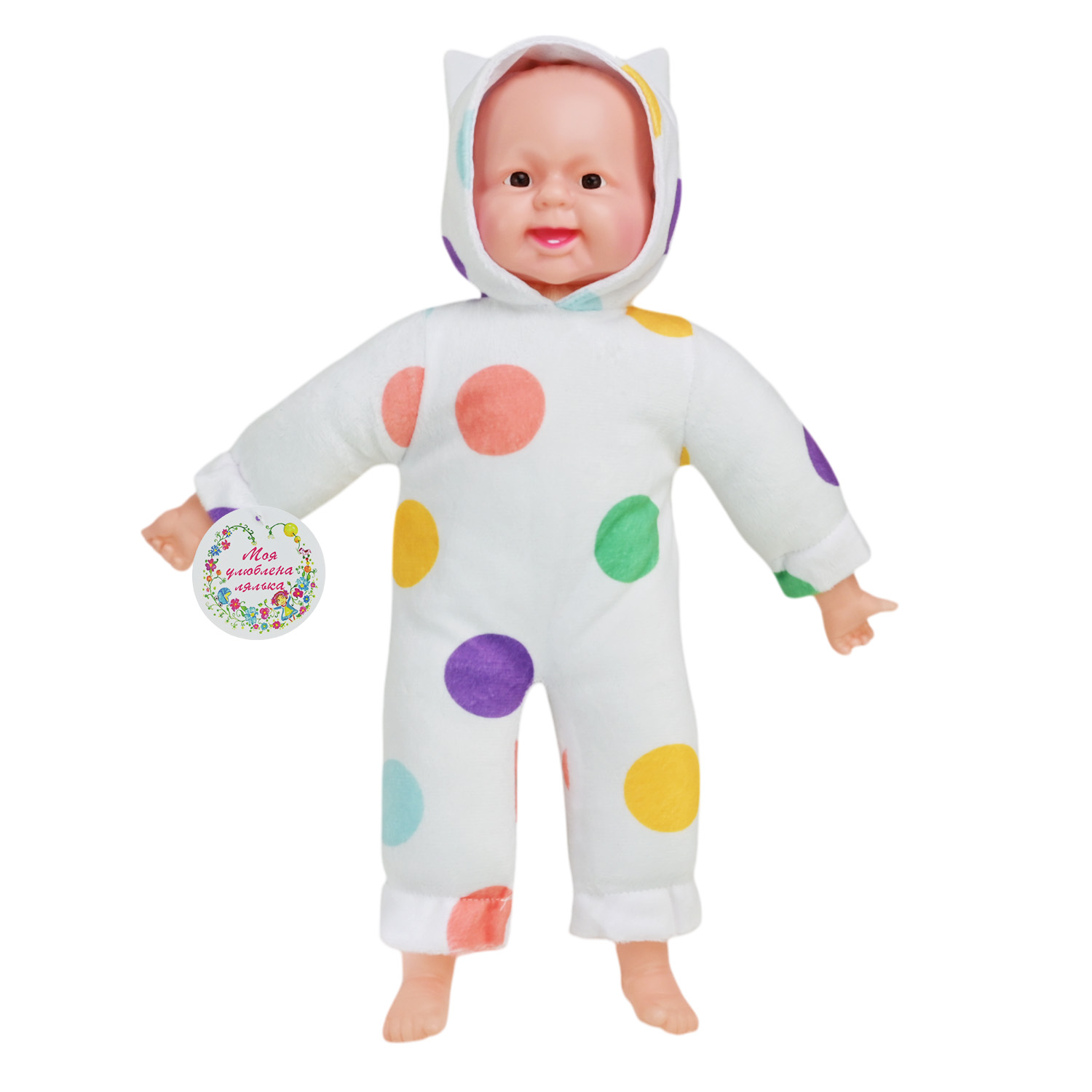 Пупс арт. SEL-122 (50шт) батар. хохотун, сміх, сльози пакет 38см