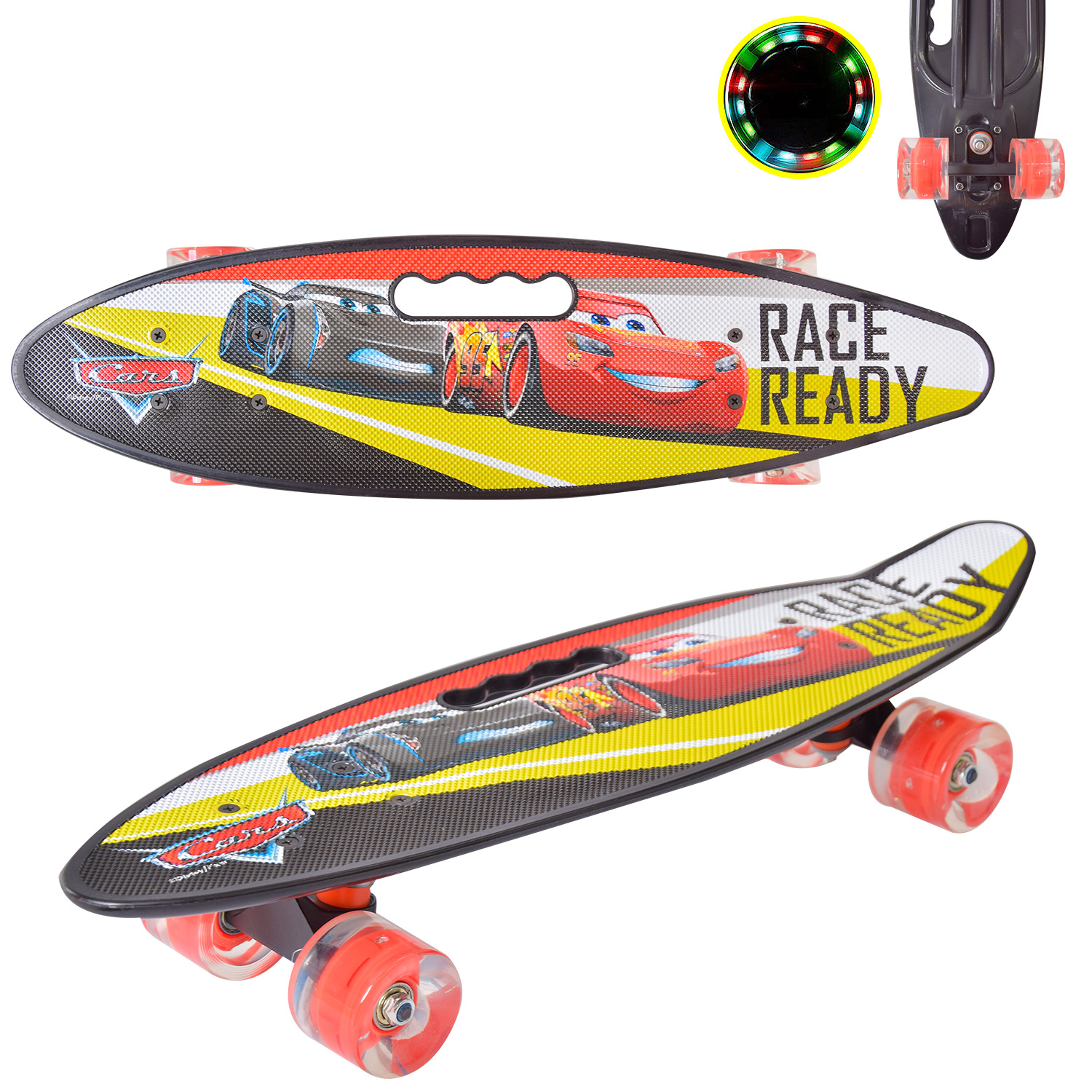 Пенні Борд Тачки арт. 195517 (8шт) алюм., світло, PU,60*17 см,