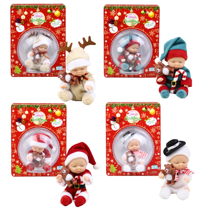 Пупс мал. арт. A368 (144шт/2) 4 види, слюда 13,5 * 10 * 18 см, р-р іграшки 11,5 см