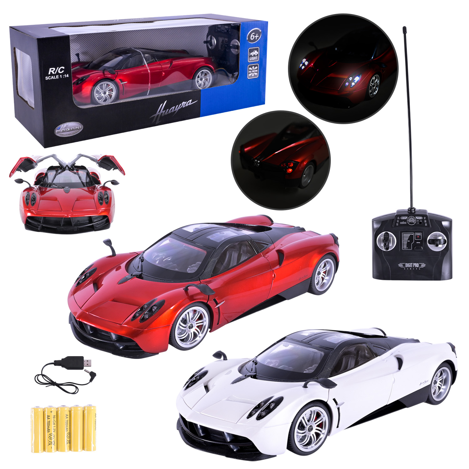 Машина акум р/к MZ арт. 2301 (12шт) Pagani Huayra 1:14 короб.45*19*17 см