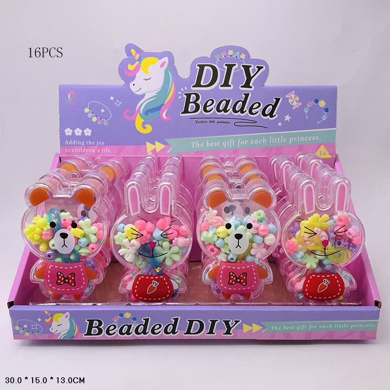 Бісер арт.  A038-A ( 384шт/2) 24 уп дисплей боксів по 16 шт, бокс 30*15*13см