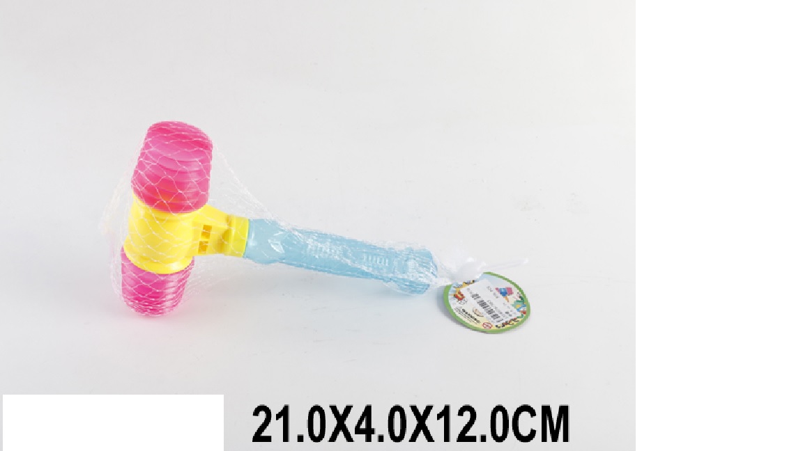 Молоточок арт. 593 (1519076) (576шт/2) пищалка, сітці 21*4*12см