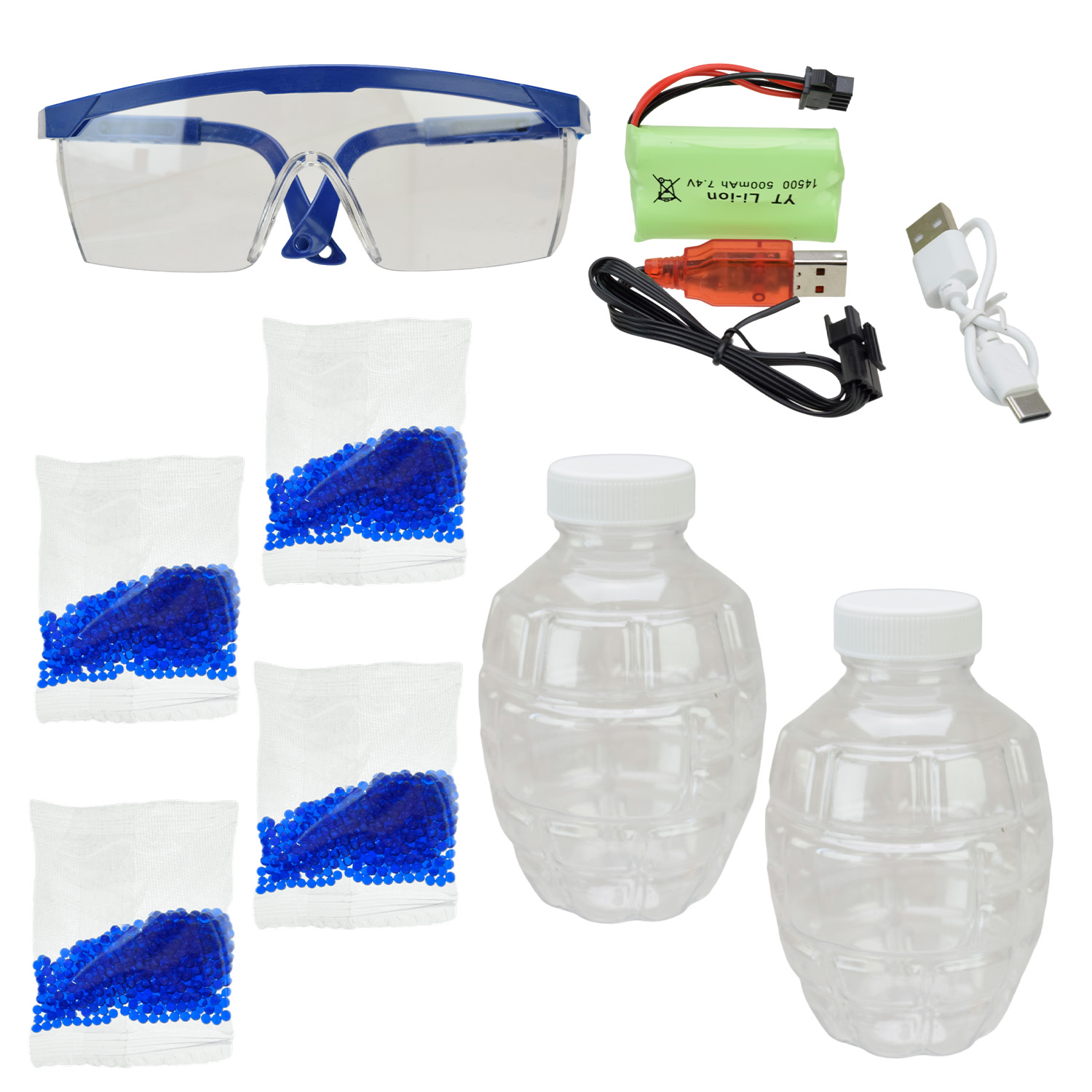 Автомат арт.777-34A (48шт/2) аккум.,стреляет гелевыми свет.пулями,свет,аксессуары,в коробке 41*21*7см