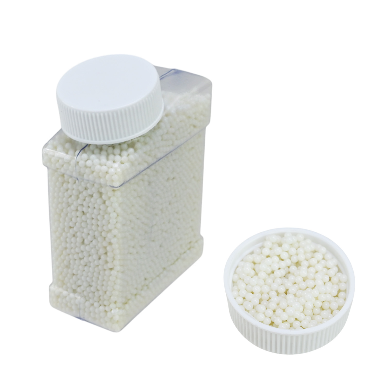 Пульки гідрогель арт.232-11 (240шт) 16уп по 15шт 20 тис.у пляшці,5 кольорів,7-8мм,15 шт в дисплей боксі 18*18см