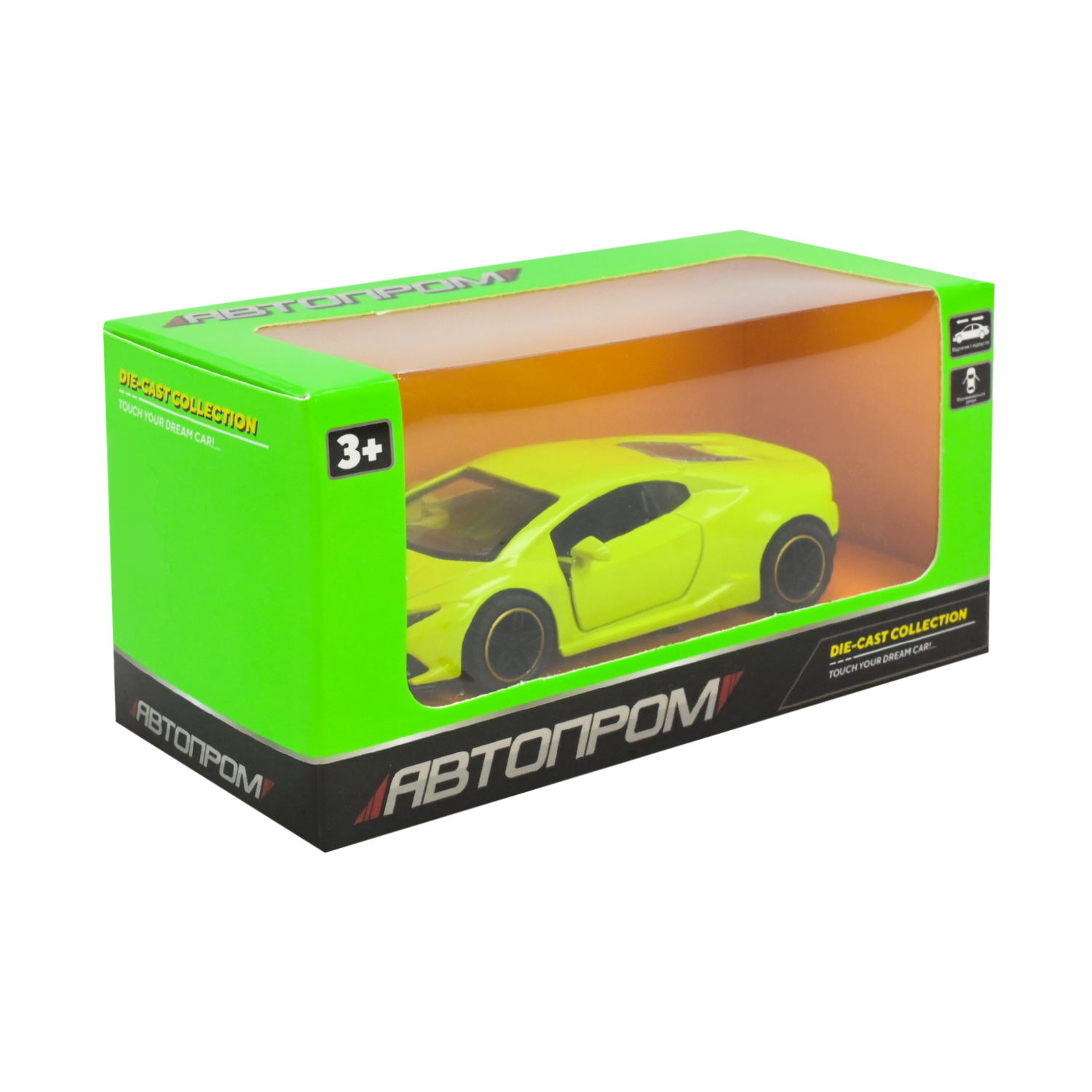 Машина мет. арт. AP4399 (96шт/2) 1:43,4 кольори відкр.двері, у короб. 14*7*6,5см