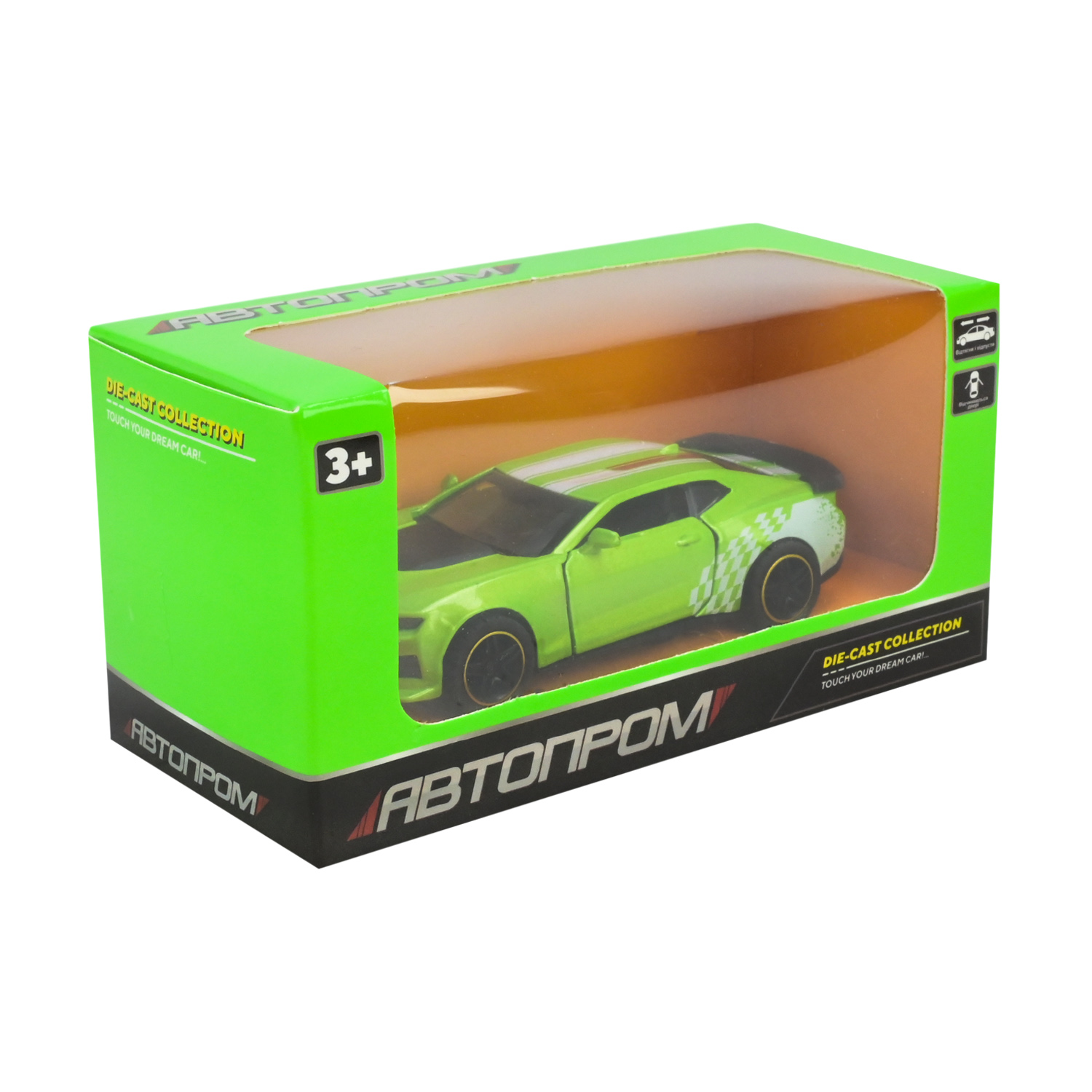 Машина мет. арт. AP43105 (96шт/2) 1:43, 4 кольори відкр.двері, у короб. 14*7*6,5см