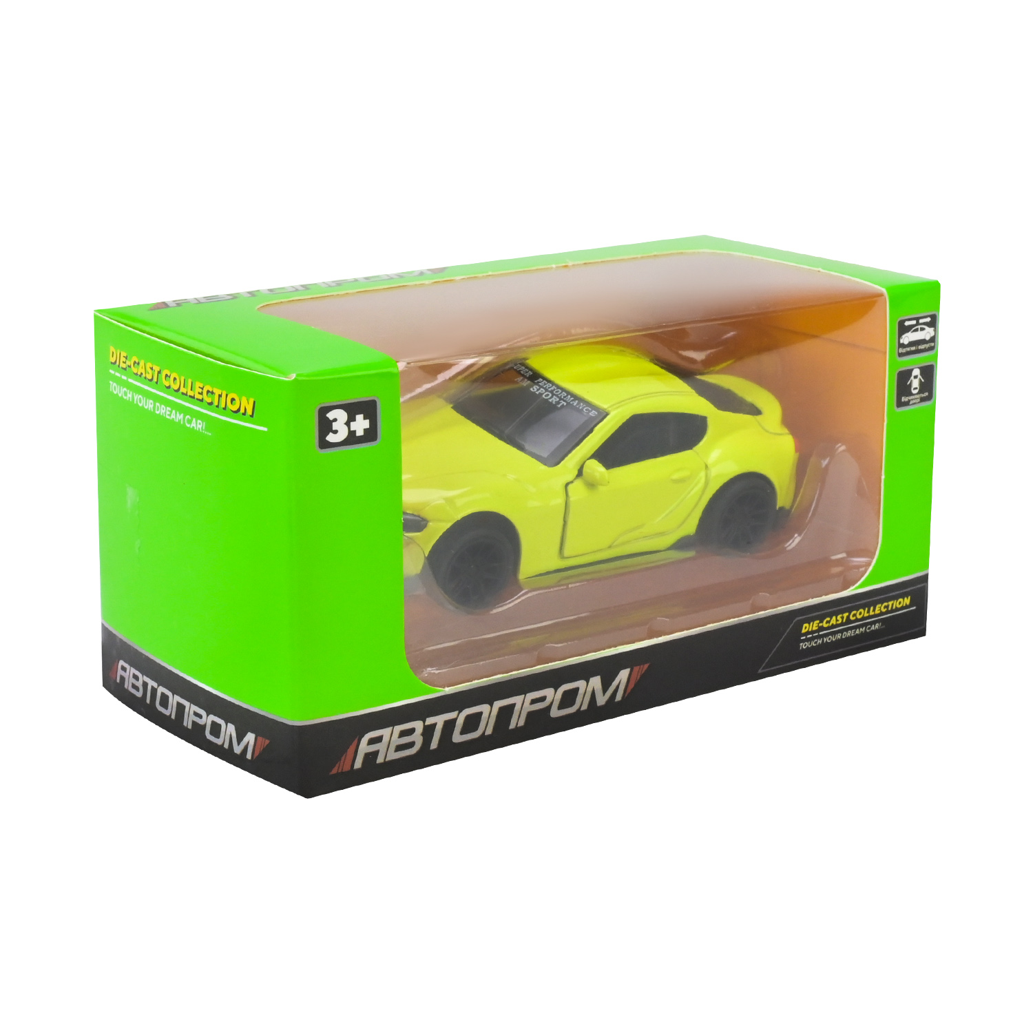 Машина мет. арт. AP43108 (96шт/2) 1:39,відкр.двері, 6мікс у короб. 14*6,5*6,5см