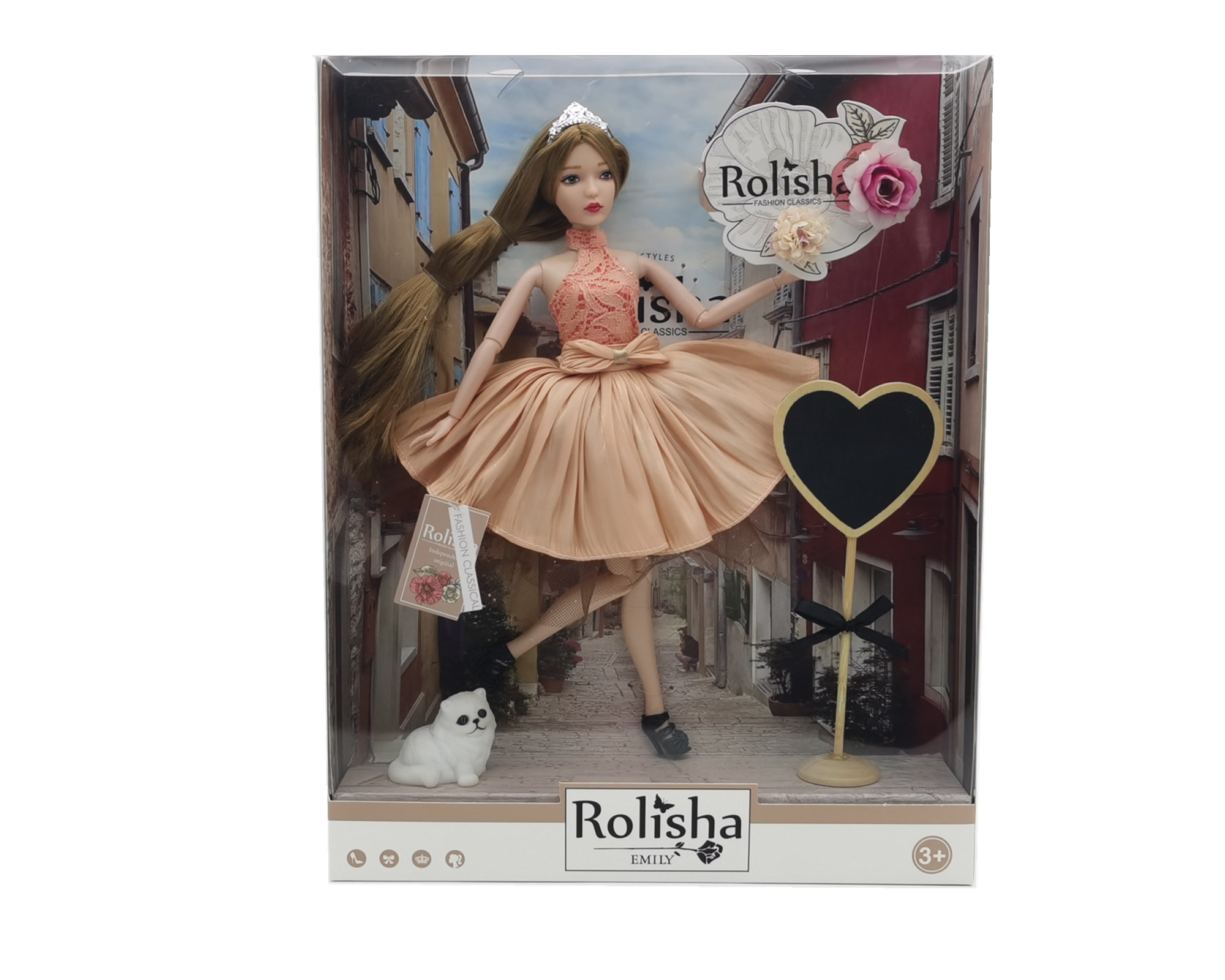Лялька "Emily" арт. QJ099C з аксес, у кор.