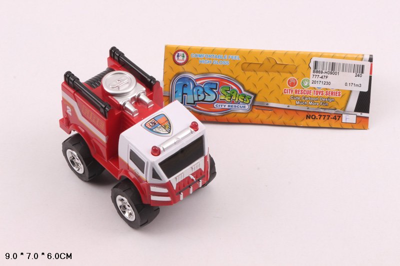Пожежна машина арт. 777-47F (96шт/2) пакет 9*7*6см