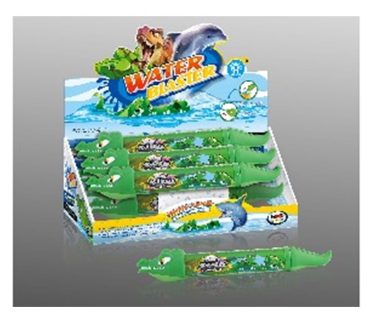 Пістолет арт. 891B (36шт) крокодил, 6 шт. у дисплей боксі 51*8*8 см.