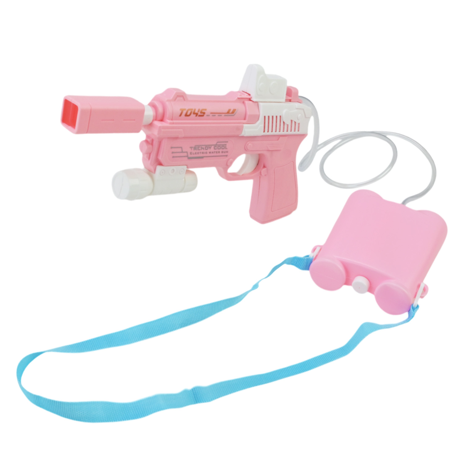 Водяний пістолет арт. W-Y10 (60шт/2) електричний на аккум.батарейці,2 кольори короб.30*20 см