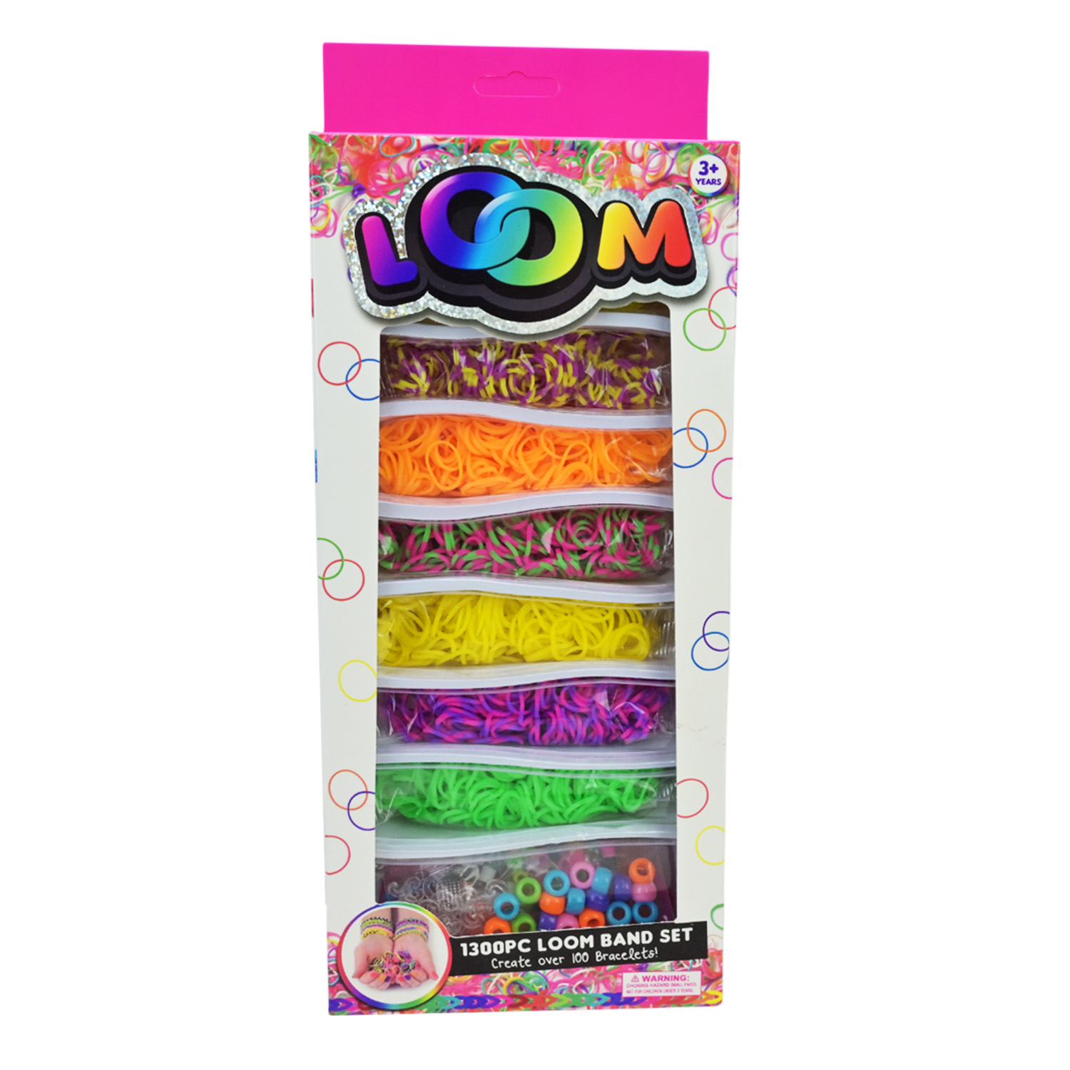 Резиночки для плетіння арт. 16207 (192шт/2) коробка 14.2*30*5 см