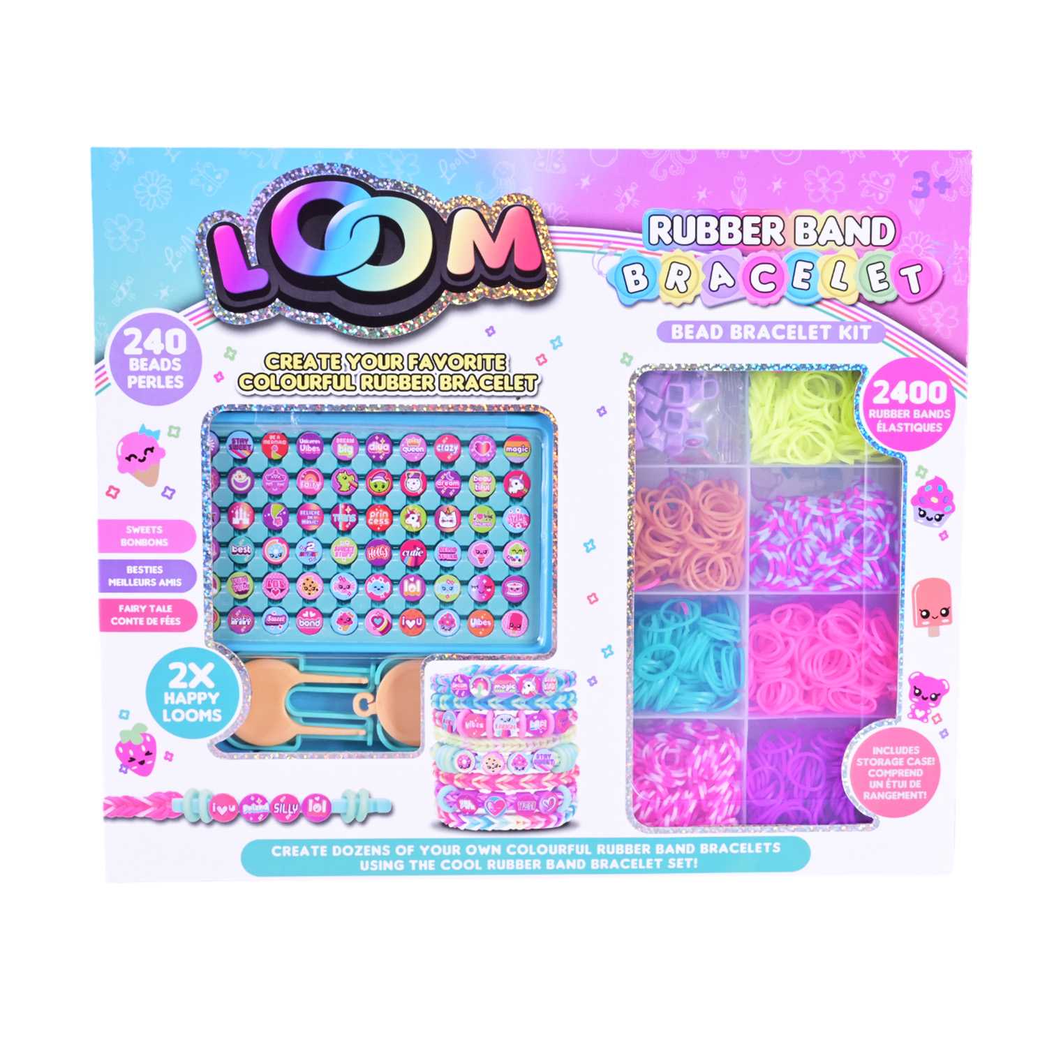 Резиночки для плетіння арт. 16502 (48шт/2) короб. 31.5*5*27 см