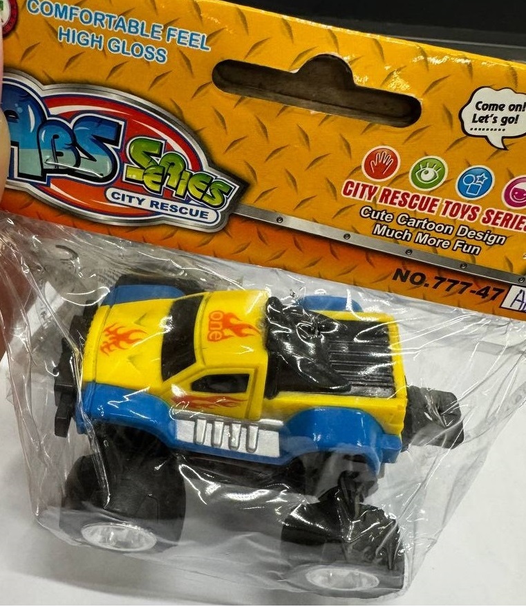 Машина арт. 777-46 A/C/E (48шт) батар.,свiтло,звук,пакет 9*7*6см