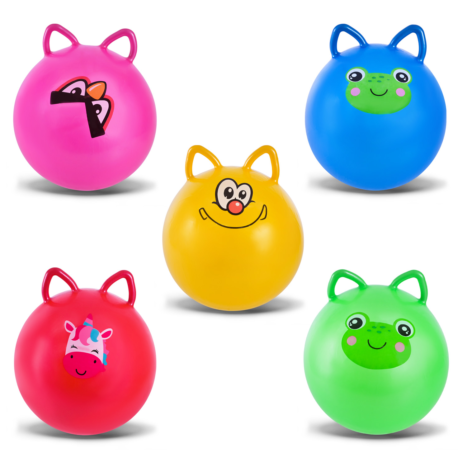 М'яч для фітнесу арт. PB25115 (80шт)  45 см 380 грам 5 кольорів