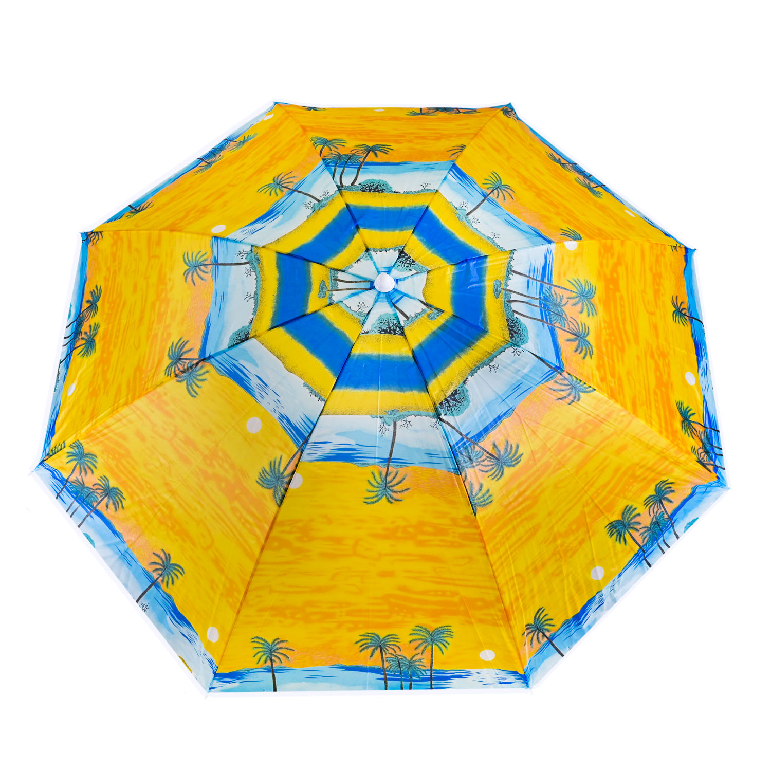 Парасолька пляжна арт. PB25121 (30шт) 2 метра складна 4 види