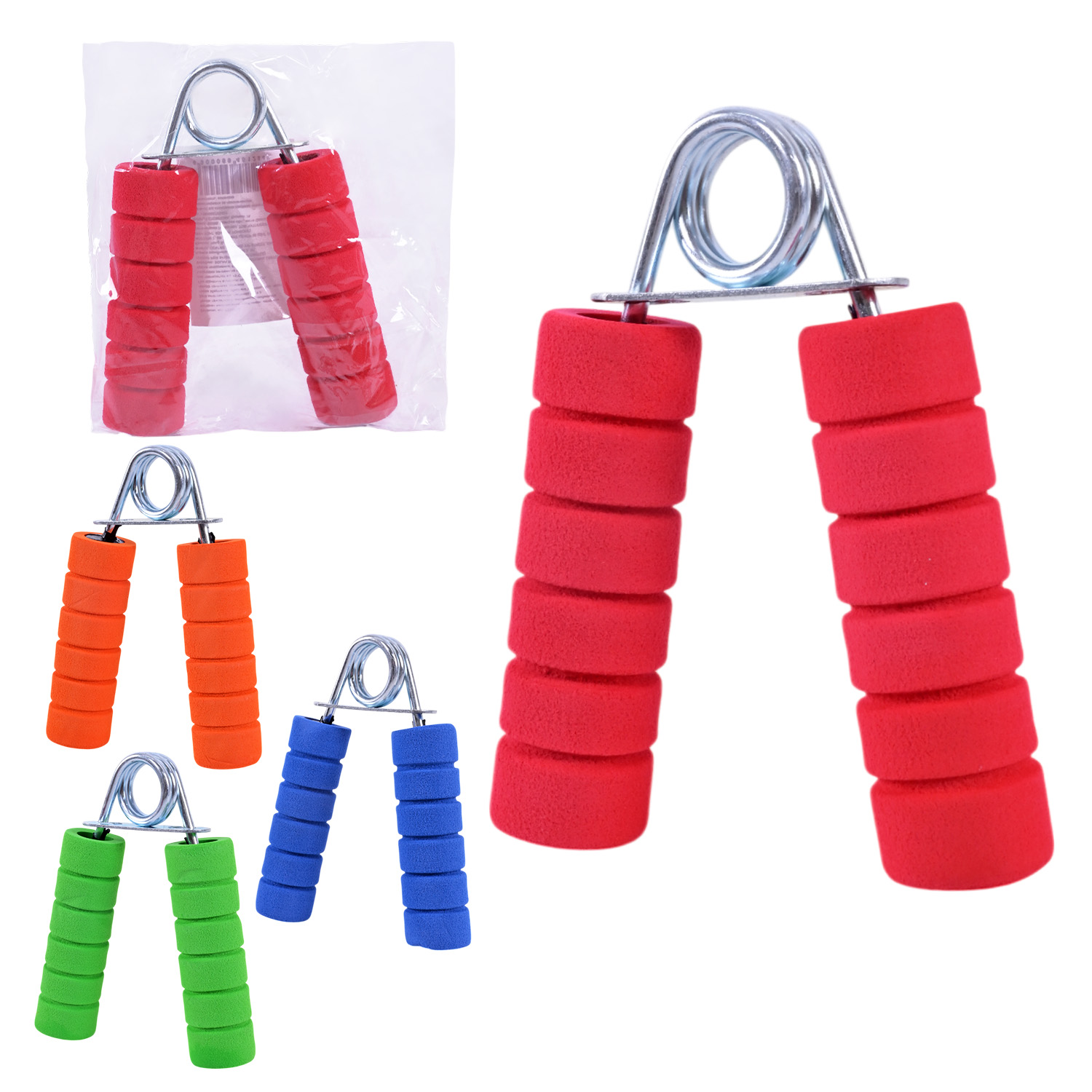 Еспандер арт. PB25112 (400шт)  металевий,4 кольори, пакет 12*2*13 см