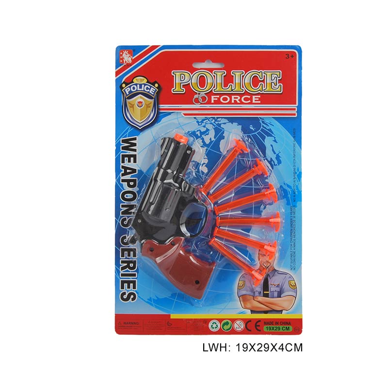 Зброя арт. 2222-22-3 (216шт/2) 6 снарядів на присосці наборі, планш. 19*29*4см