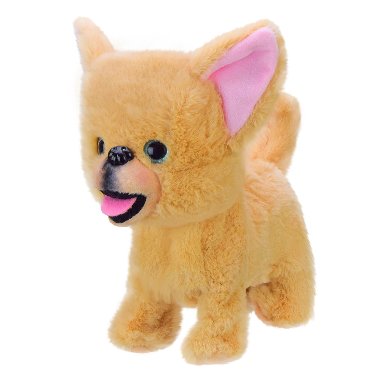 М'яка інтерактивна іграшка арт. K14701 (60шт) собачка, ходить, гавкає, музика реагує на торкання 25*25см