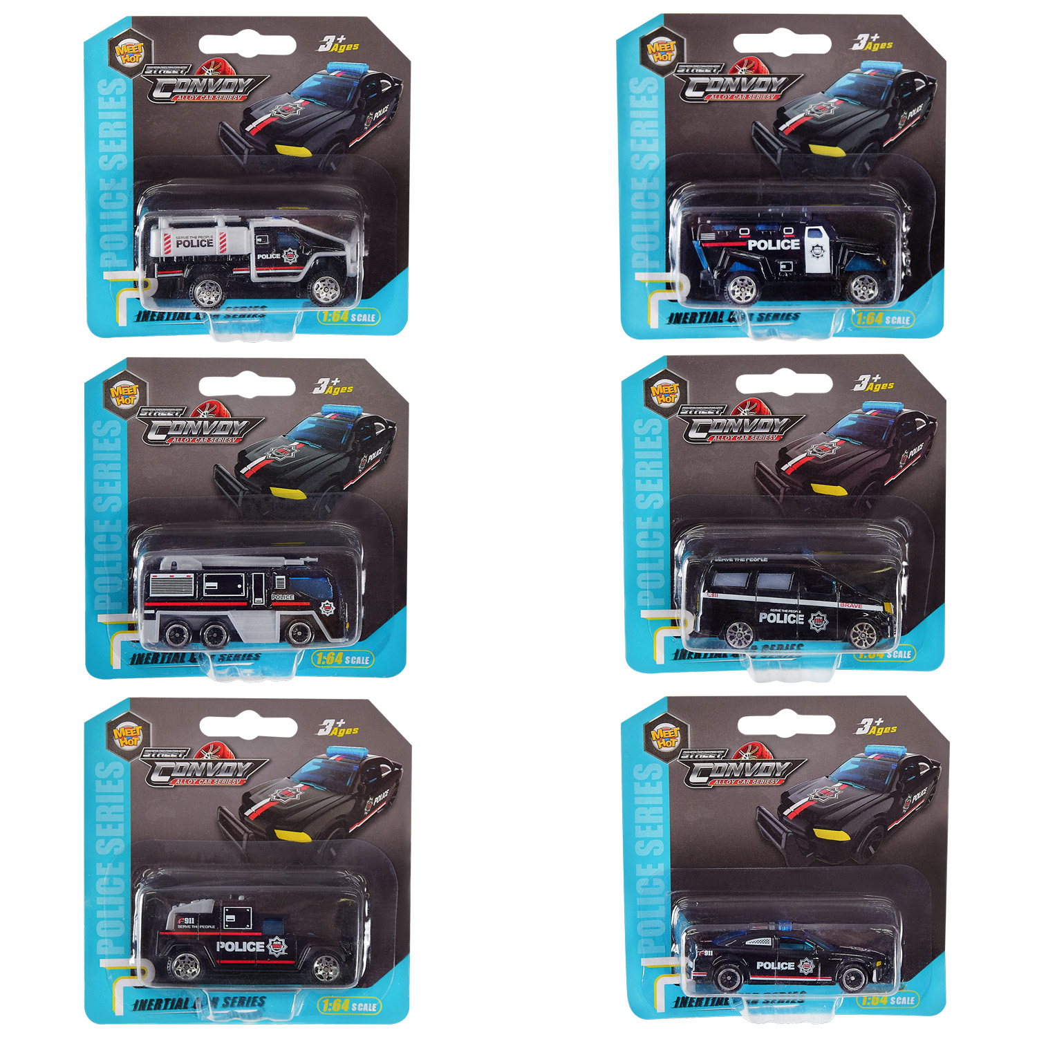 Машина мет. арт. MH-239 (576шт/2) 6 видів, планшет. 11,5*4*11,4см