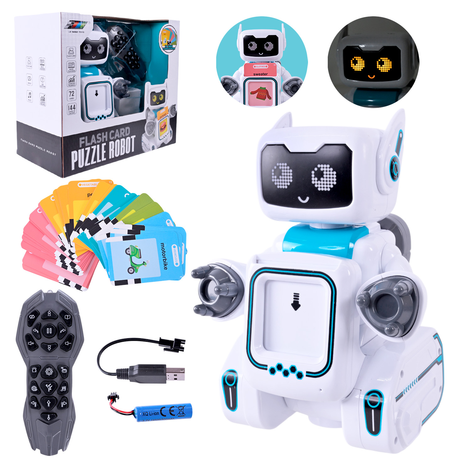 Робот р/к акум арт. K44 (12шт) ходить, світло, звук,короб. 28*25*14,7см