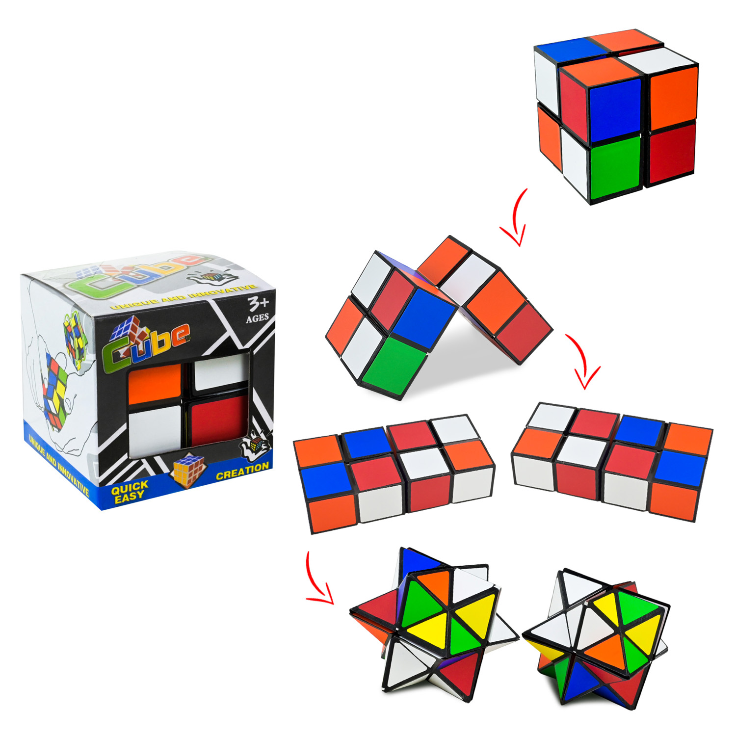 Магічний Кубик арт. 2024-38 (288шт) короб. 5,8*5,8*5,8 см.