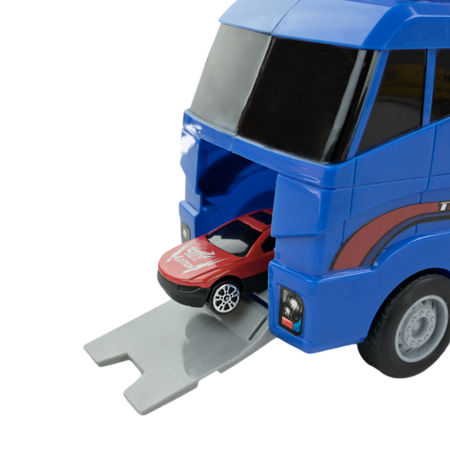 Трейлер із машинками арт. PS006-1 (36шт) короб. 34,5*14,9*9,5см