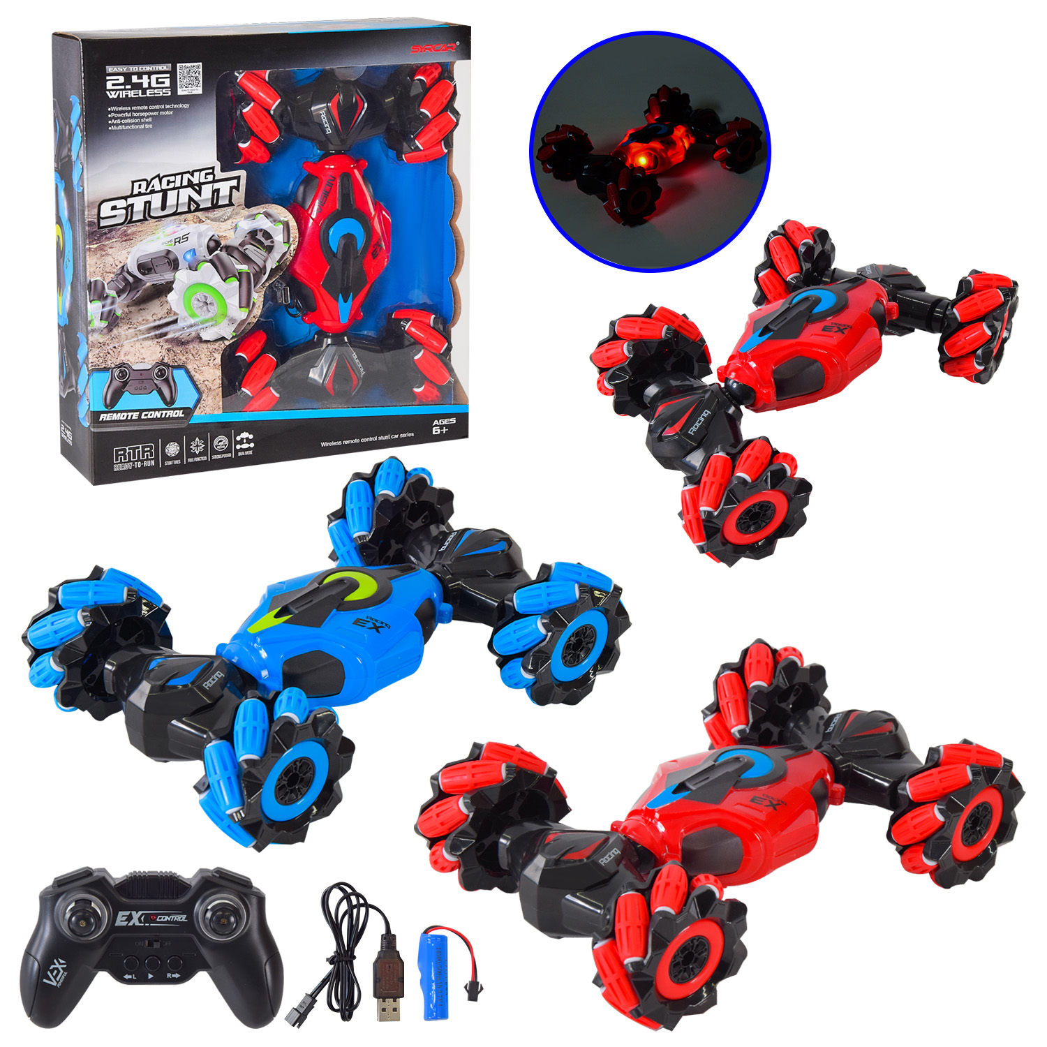 Перевертиш р/к арт. 666-811A (18шт) акум.,2кольора,підсвічування,короб 31,7*30*8,5см