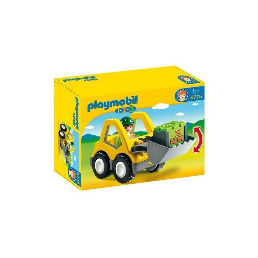 Ігровий набір арт. 6775 (6шт) Playmobil, Бульдозер,короб.