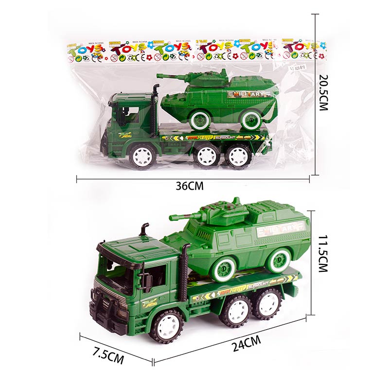 Трейлер арт. 928-B18 (160шт/2) інерц., танк  набор., пакет 20,5*36см