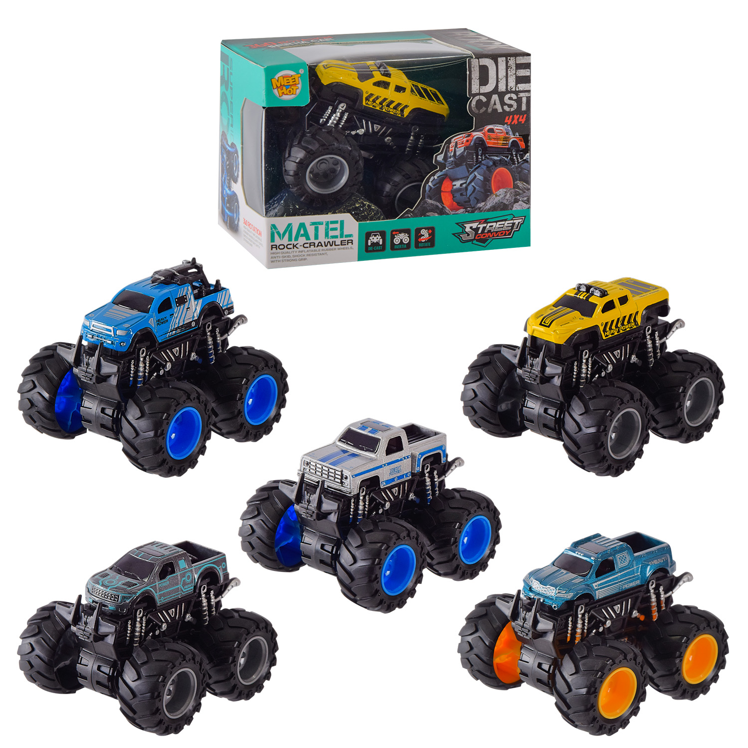 Машина мет. арт. MH-305 (144шт/2) інерц., 6 кольорів, короб. 14*8,5*10см