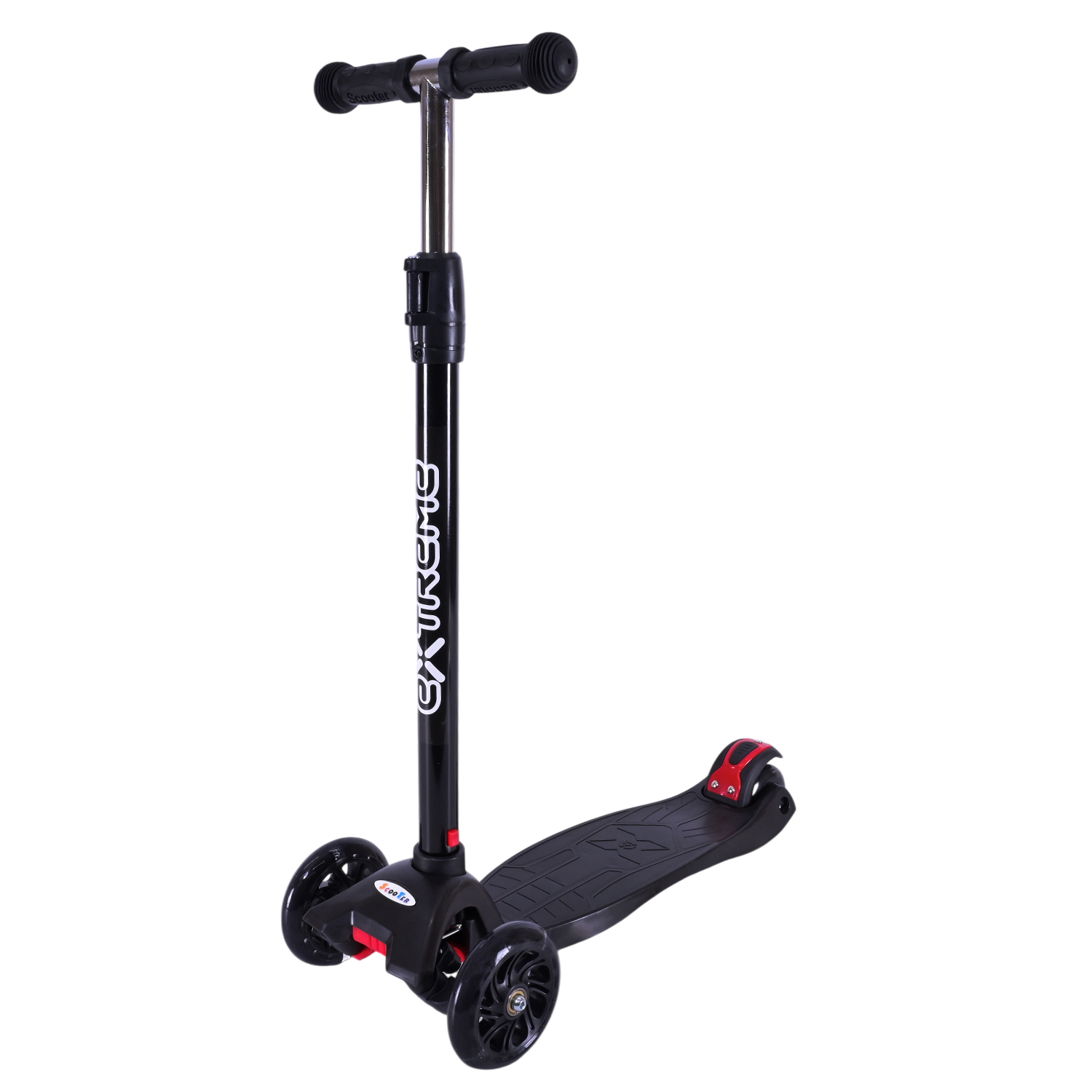 Самокат дитячий 4-х коліс. арт. SC25121 (6шт) MAXI, колеса PU світяться, 6 кольорів мікс, короб. 58*14,5*28 см