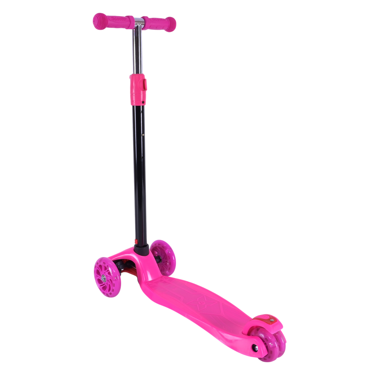 Самокат дитячий 4-х коліс. арт. SC25121 (6шт) MAXI, колеса PU світяться, 6 кольорів мікс, короб. 58*14,5*28 см