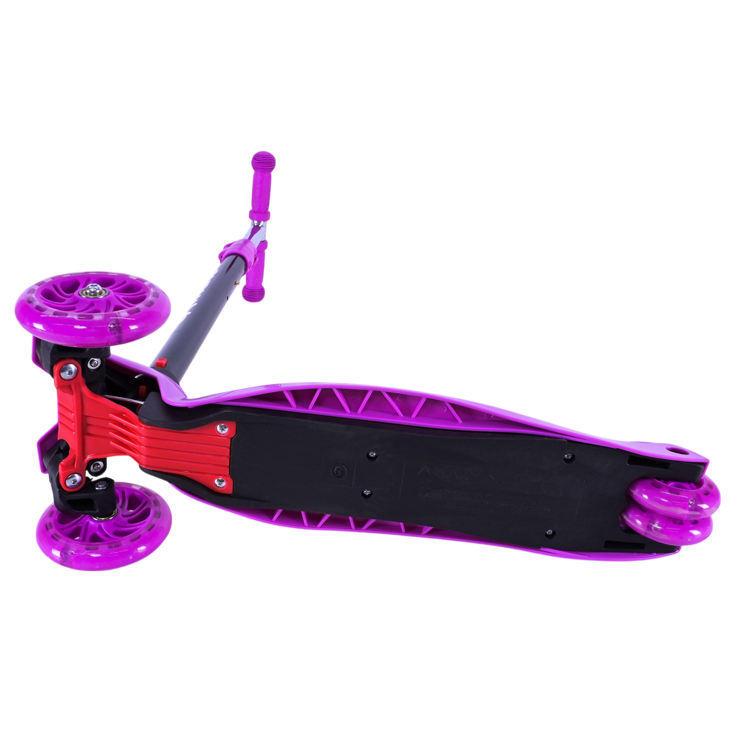 Самокат дитячий 4-х коліс. арт. SC25221 (10шт) MAXI, колеса PU світяться, 6 кольорів мікс, пакет