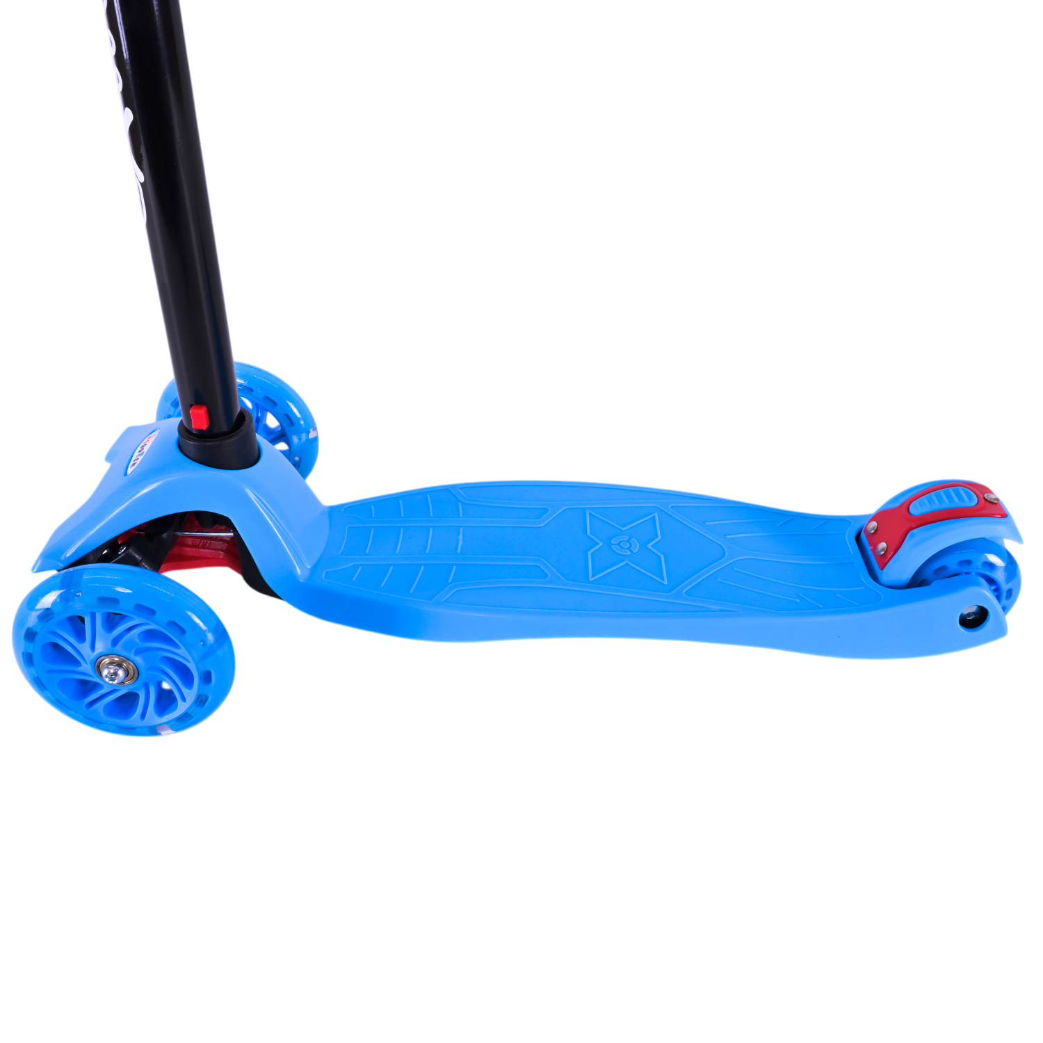 Самокат дитячий 4-х коліс. арт. SC25221 (10шт) MAXI, колеса PU світяться, 6 кольорів мікс, пакет