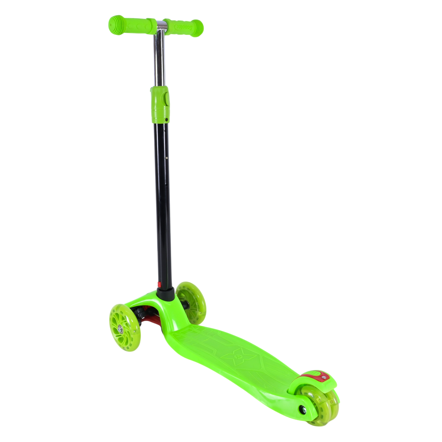 Самокат дитячий 4-х коліс. арт. SC25221 (10шт) MAXI, колеса PU світяться, 6 кольорів мікс, пакет