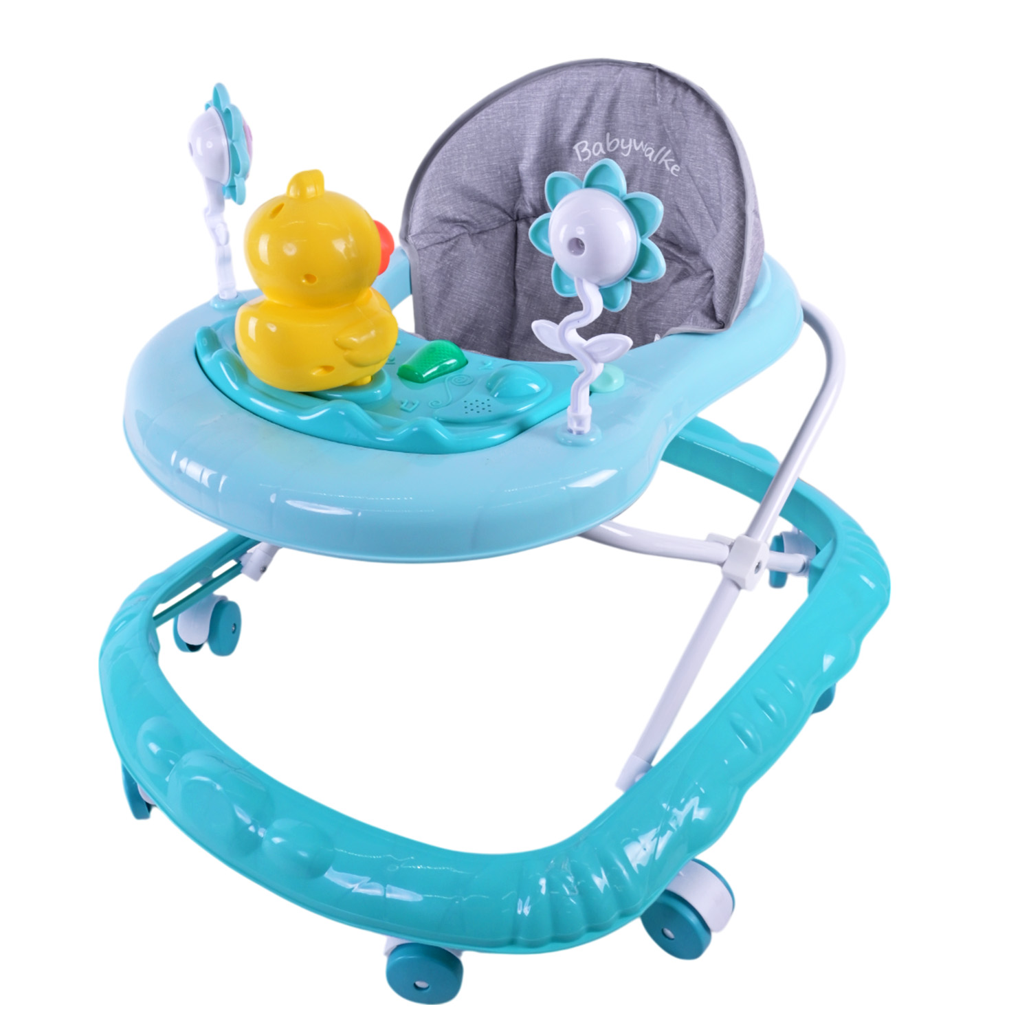 Ходунки арт. BW106 (7шт) музичні з брязкальцями,світло, 3 кольори