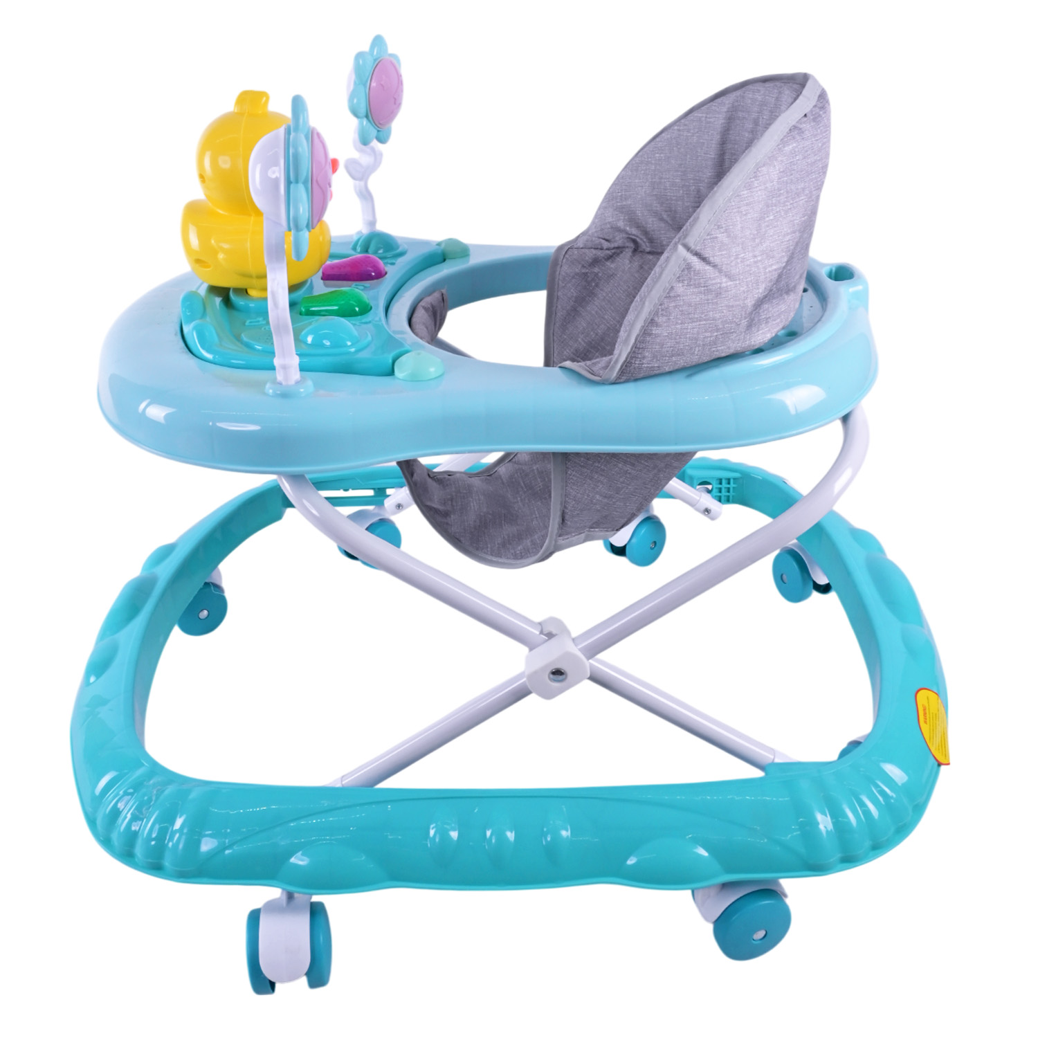 Ходунки арт. BW106 (7шт) музичні з брязкальцями,світло, 3 кольори