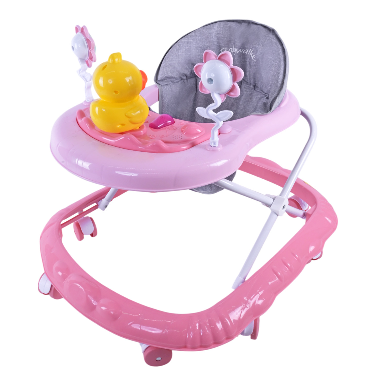 Ходунки арт. BW106 (7шт) музичні з брязкальцями,світло, 3 кольори