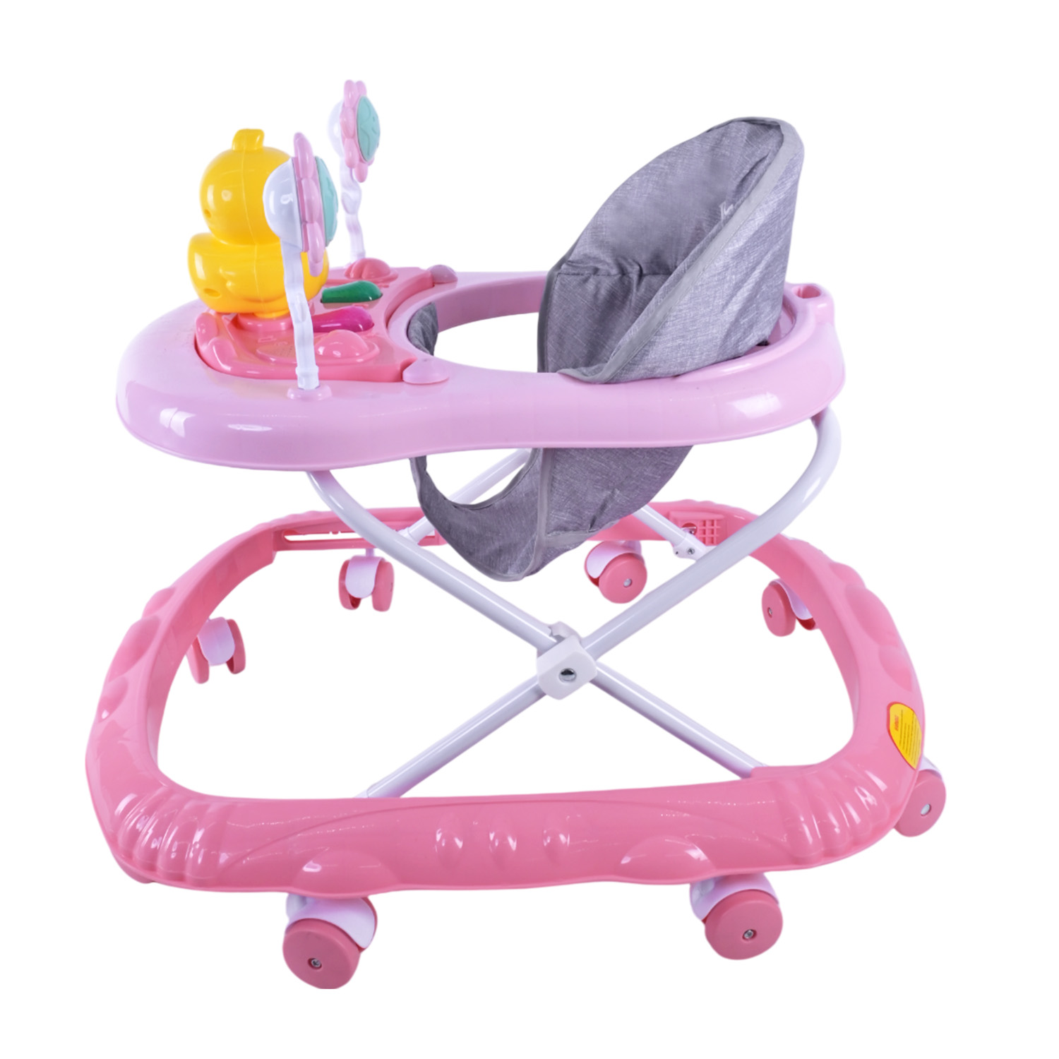 Ходунки арт. BW106 (7шт) музичні з брязкальцями,світло, 3 кольори