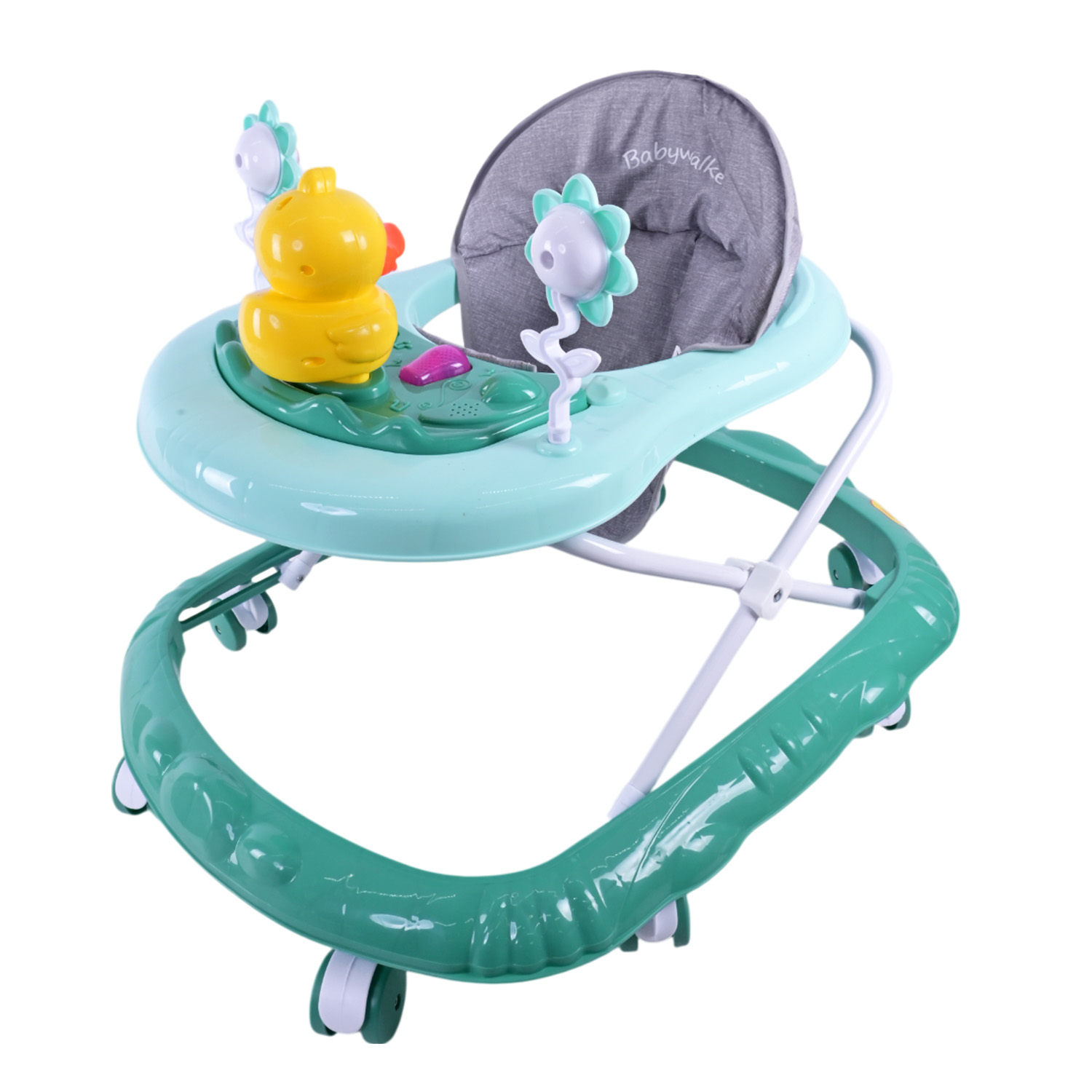 Ходунки арт. BW106 (7шт) музичні з брязкальцями,світло, 3 кольори