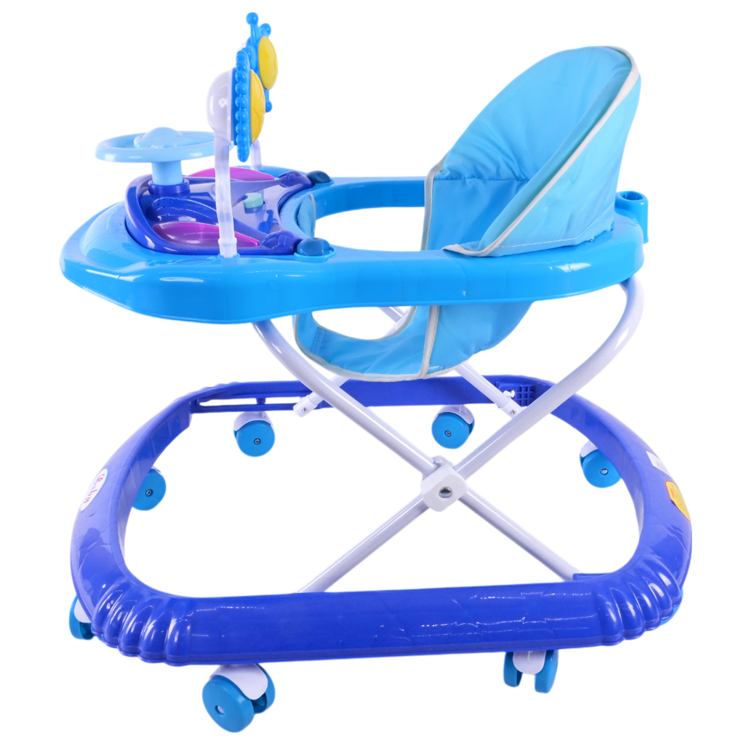 Ходунки арт. BW108 (7шт) музичні з брязкальцями, світло,3 кольори