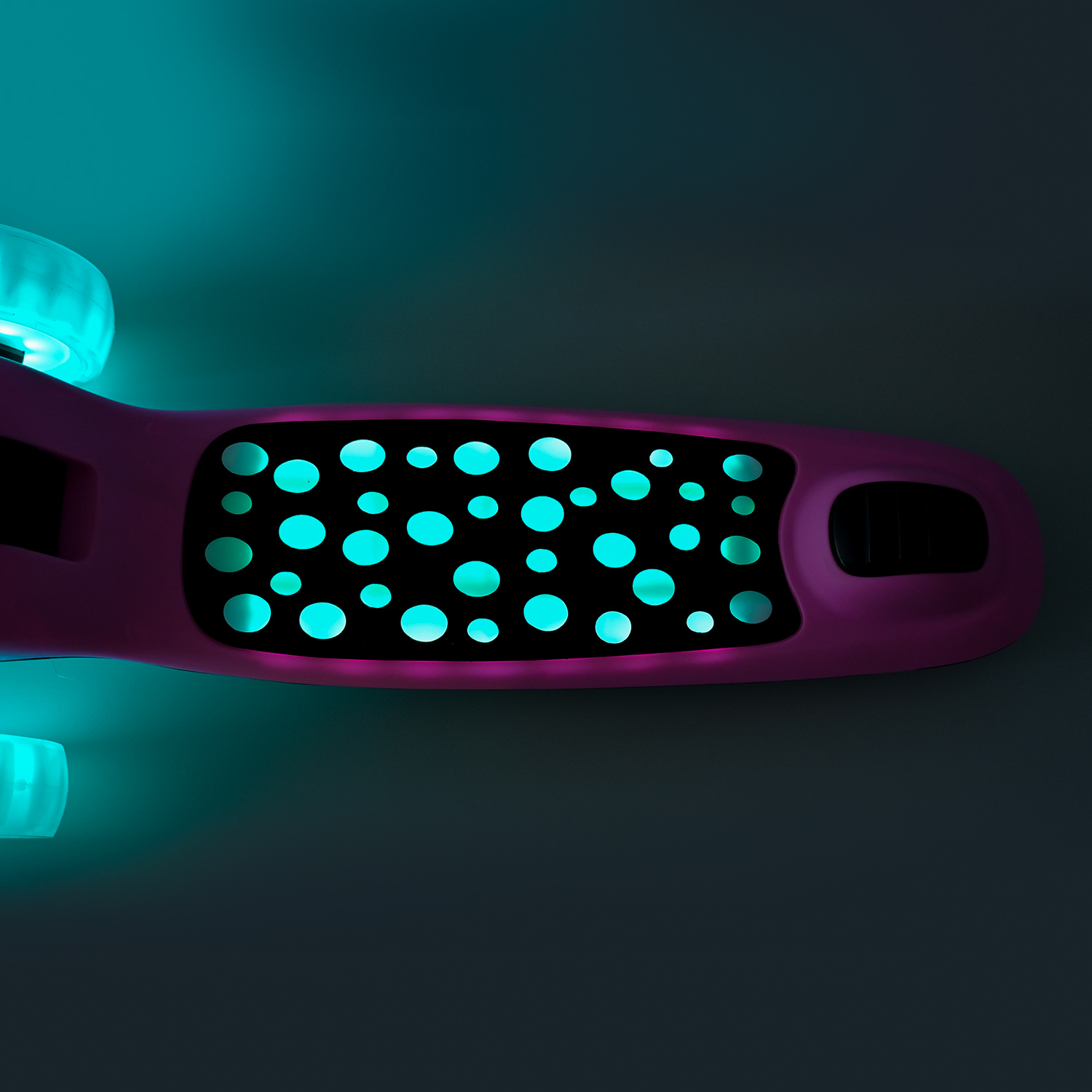 Самокат 3-х колесний арт. SC9027 (6шт) складний зі світлом,колеса PU LED підсвітка від батарейок, муз, 3 кольори