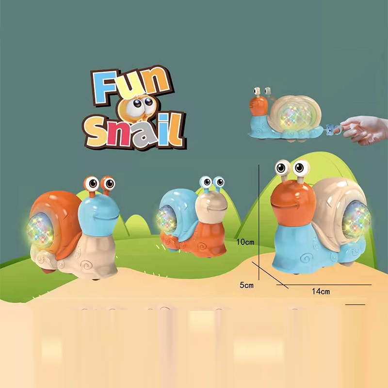 Заводна іграшка арт. 7691B-2 (432шт/2) Равлик, 2 кольори мікс, пакет 14*5*10см