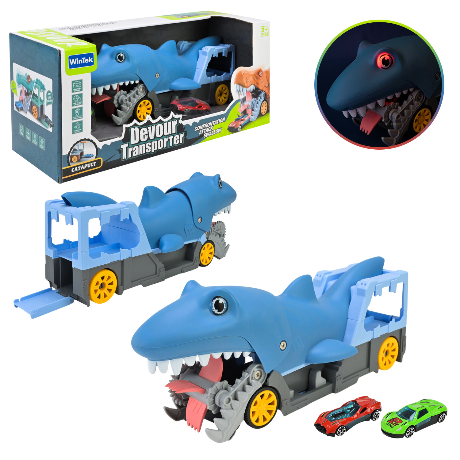 Трейлер із машинками арт. E7016 (24шт/2) короб. 41*19*15,5см