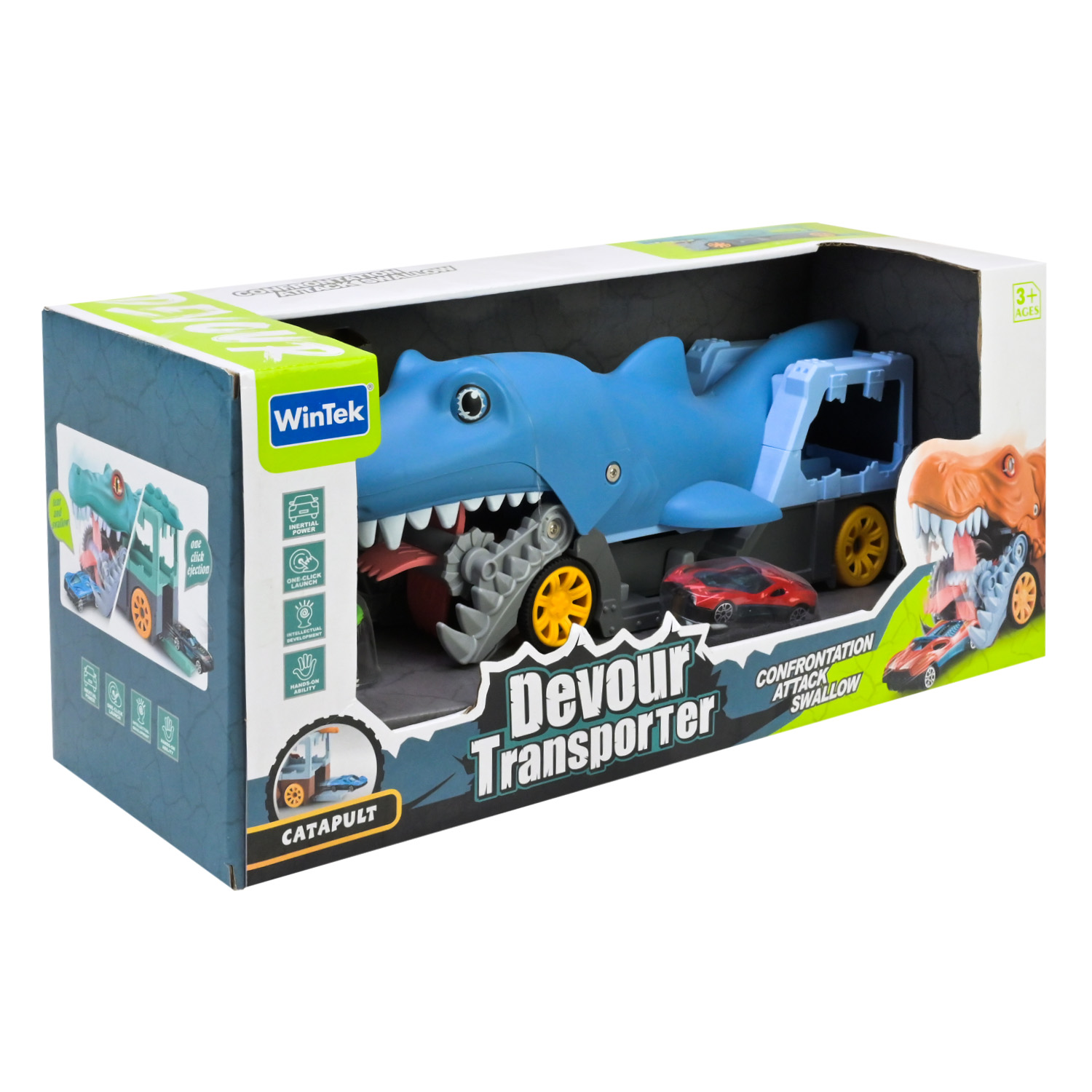 Трейлер із машинками арт. E7016 (24шт/2) короб. 41*19*15,5см