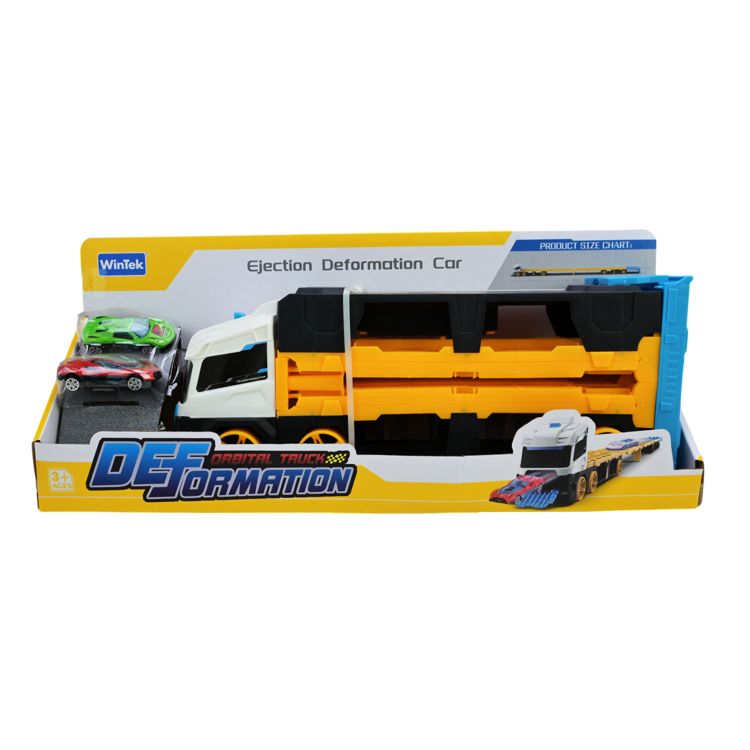 Трейлер із машинками арт. E7019 (24шт/2) короб. 44*19*10см