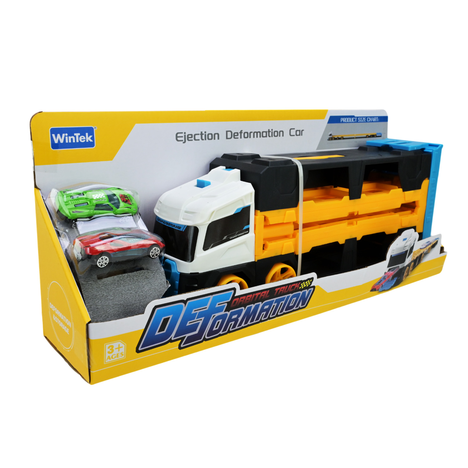 Трейлер із машинками арт. E7019 (24шт/2) короб. 44*19*10см