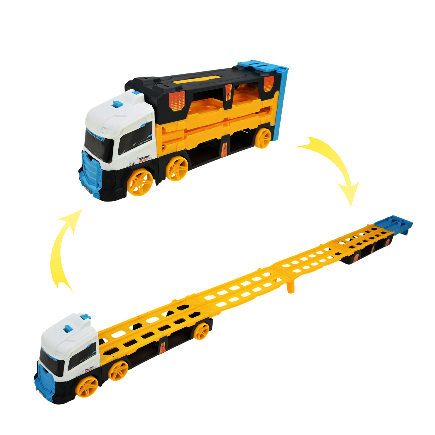 Трейлер із машинками арт. E7019 (24шт/2) короб. 44*19*10см